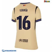 Fotballdrakt Dame Barcelona Fermin Lopez #16 Bortedrakt 2025-26 Kortermet
